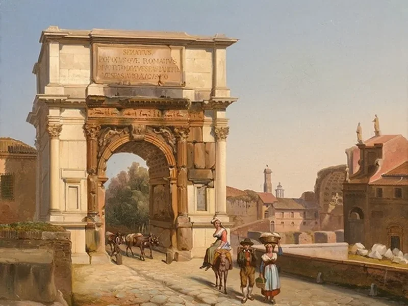 1814-Fausto Antonioli - Arco di Tito